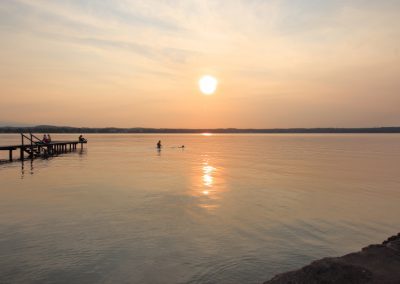 Langzeit Belichtung Starnbergersee