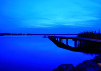 Langzeit Belichtung Starnbergersee
